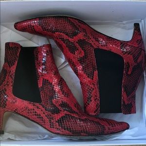 Isabel Marant snake Detty booties - size 38 / 7.5